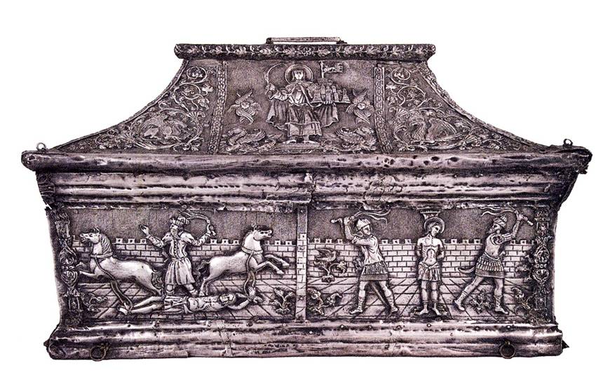 <p>Reliquary Casket of St. Tryphon, ca. 1539, Cathedral of St. Tryphon, Kotor (source: Tomić, Zagovori svetom Tripunu)<br />
 </p>