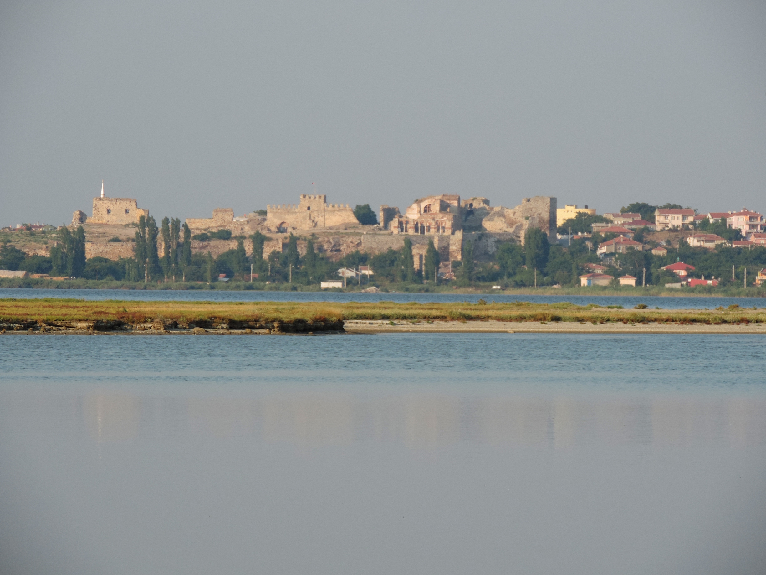 <p>Ainos (Enez), View of the Byzantine citadel from the west (source: Perrakis 2015).</p>