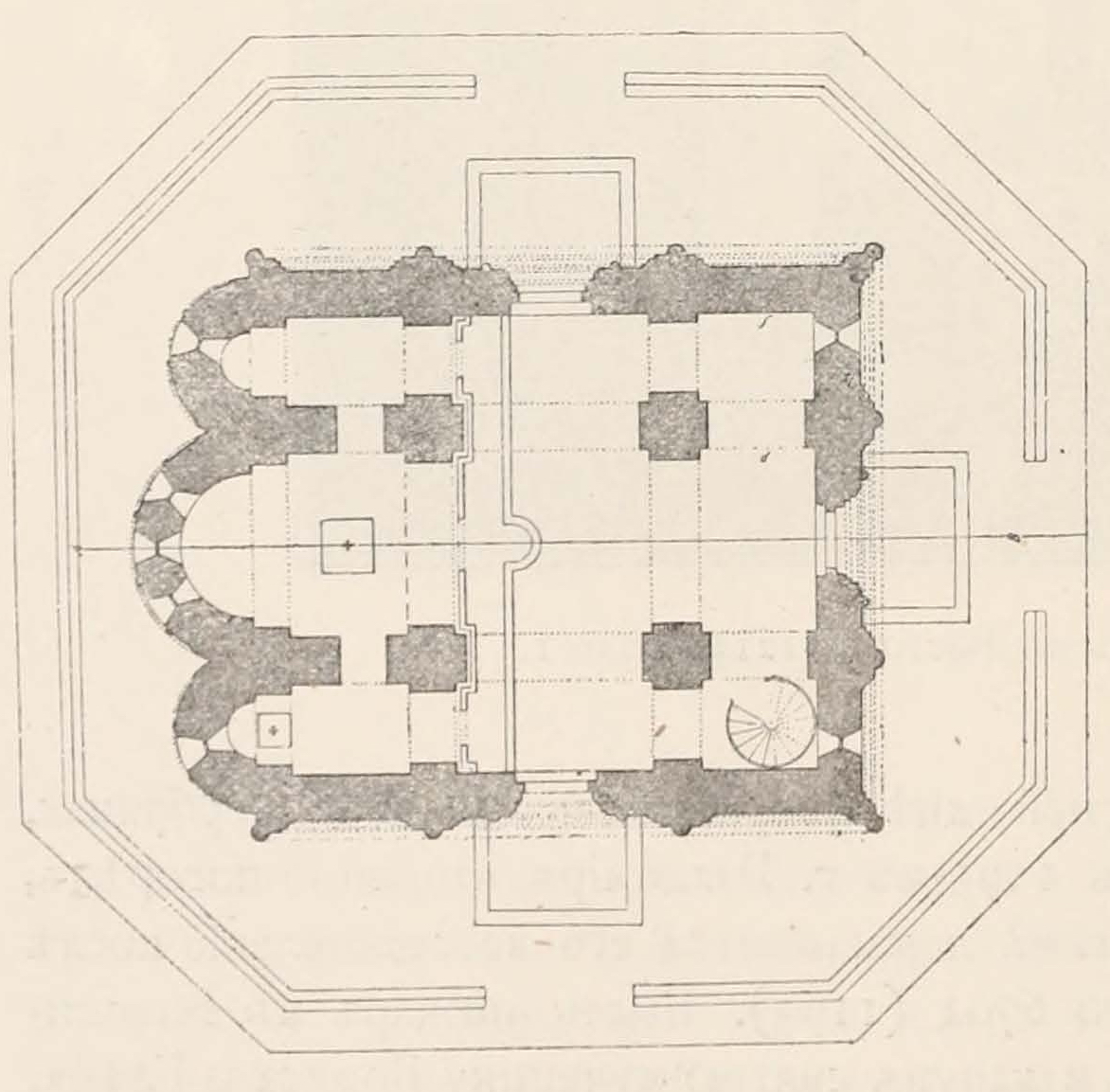 <p>Plan of the Cathedral of St. Demetrios, 1193-97, Vladimir (source: Wikimedia)</p>