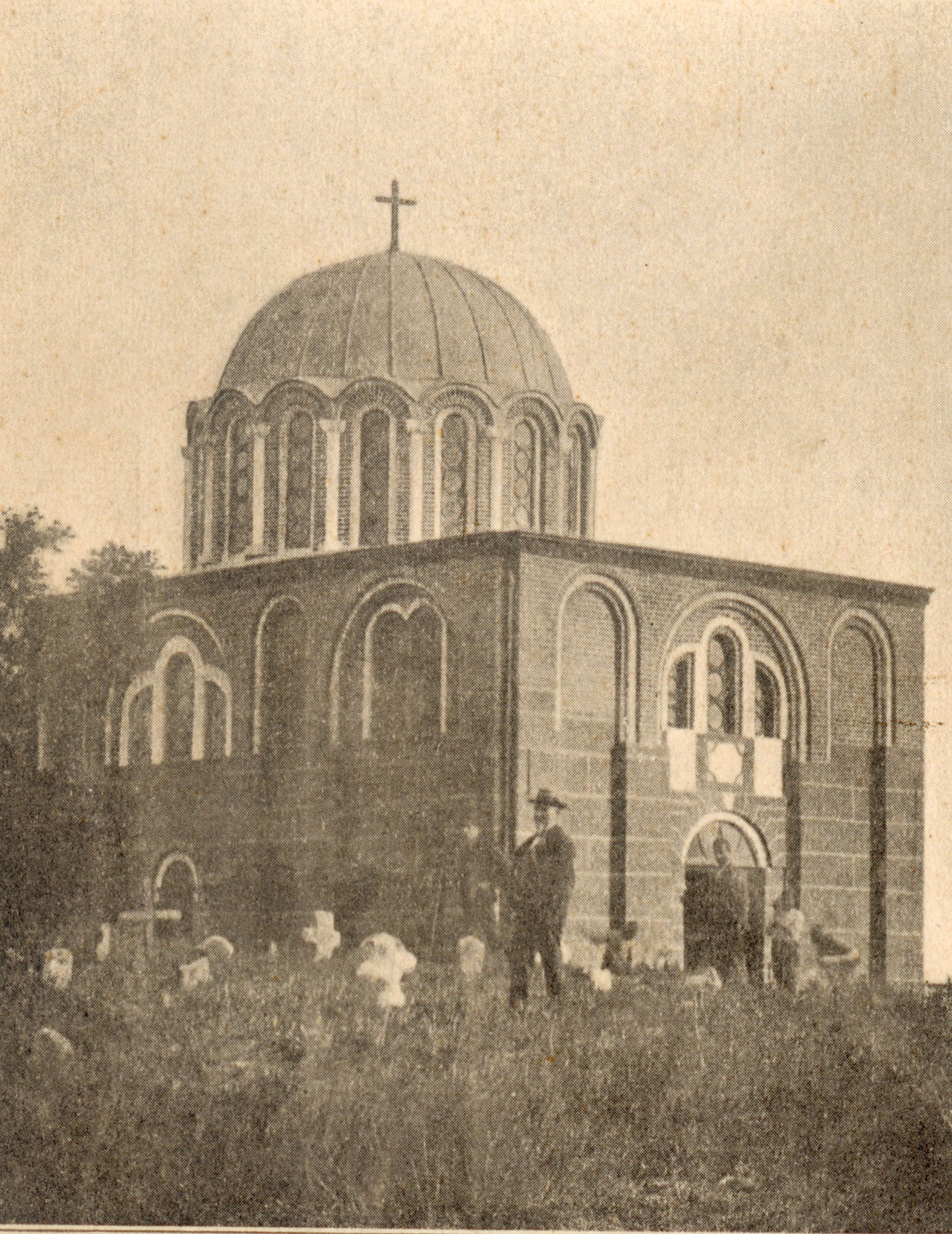 <p>Selymbria (Silivri). Old postcard from1910 with demolished Byzantine church of St.&nbsp;Spyridon&nbsp;(source: Ioannis Perrakis&rsquo;s collection)</p>