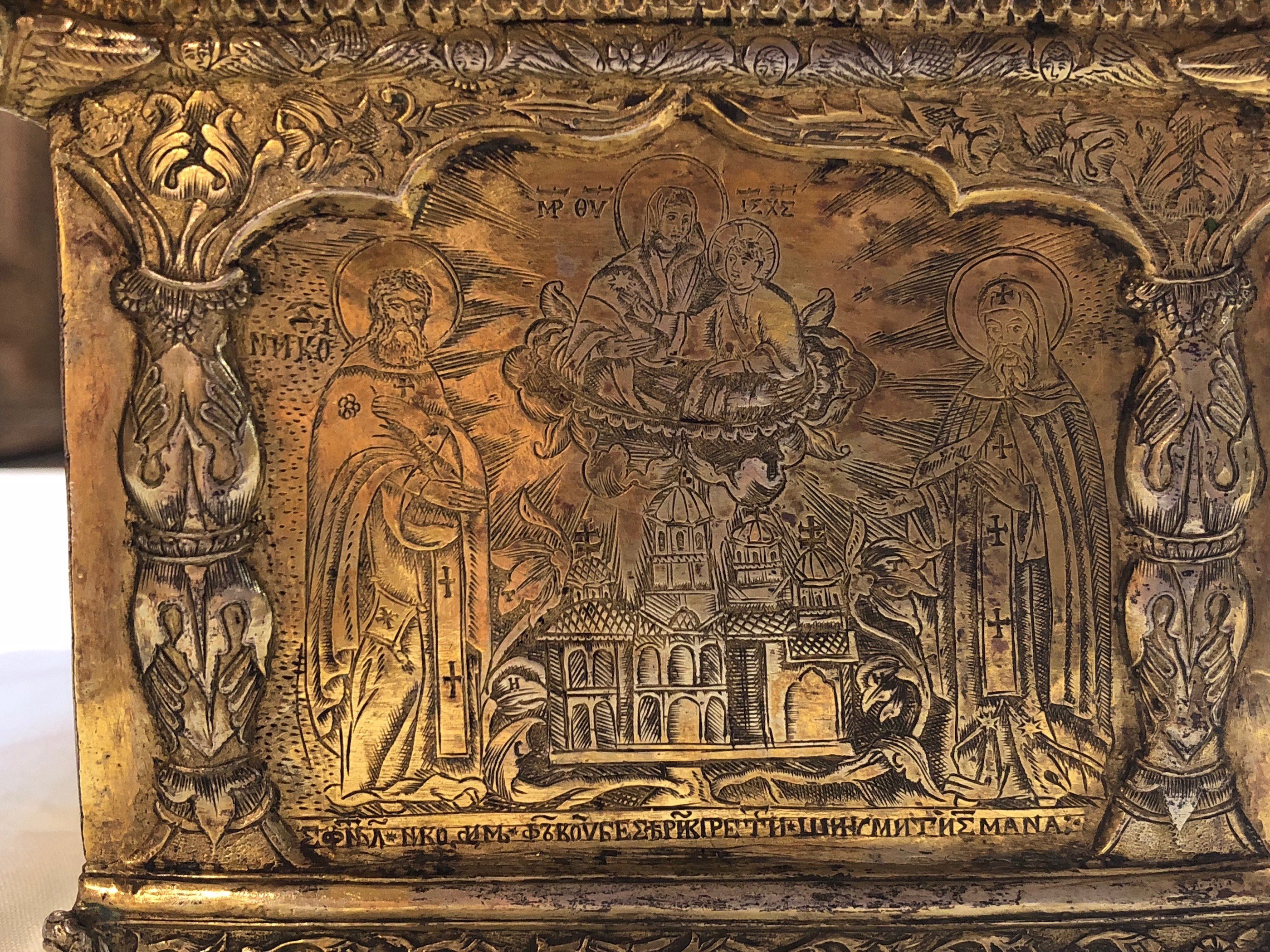 <p>Reliquary of St. Nicodim&rsquo;s finger, 1670-1671, silver, National Museum of Art of Romania, Bucharest (source: A. Paolicchi)</p>