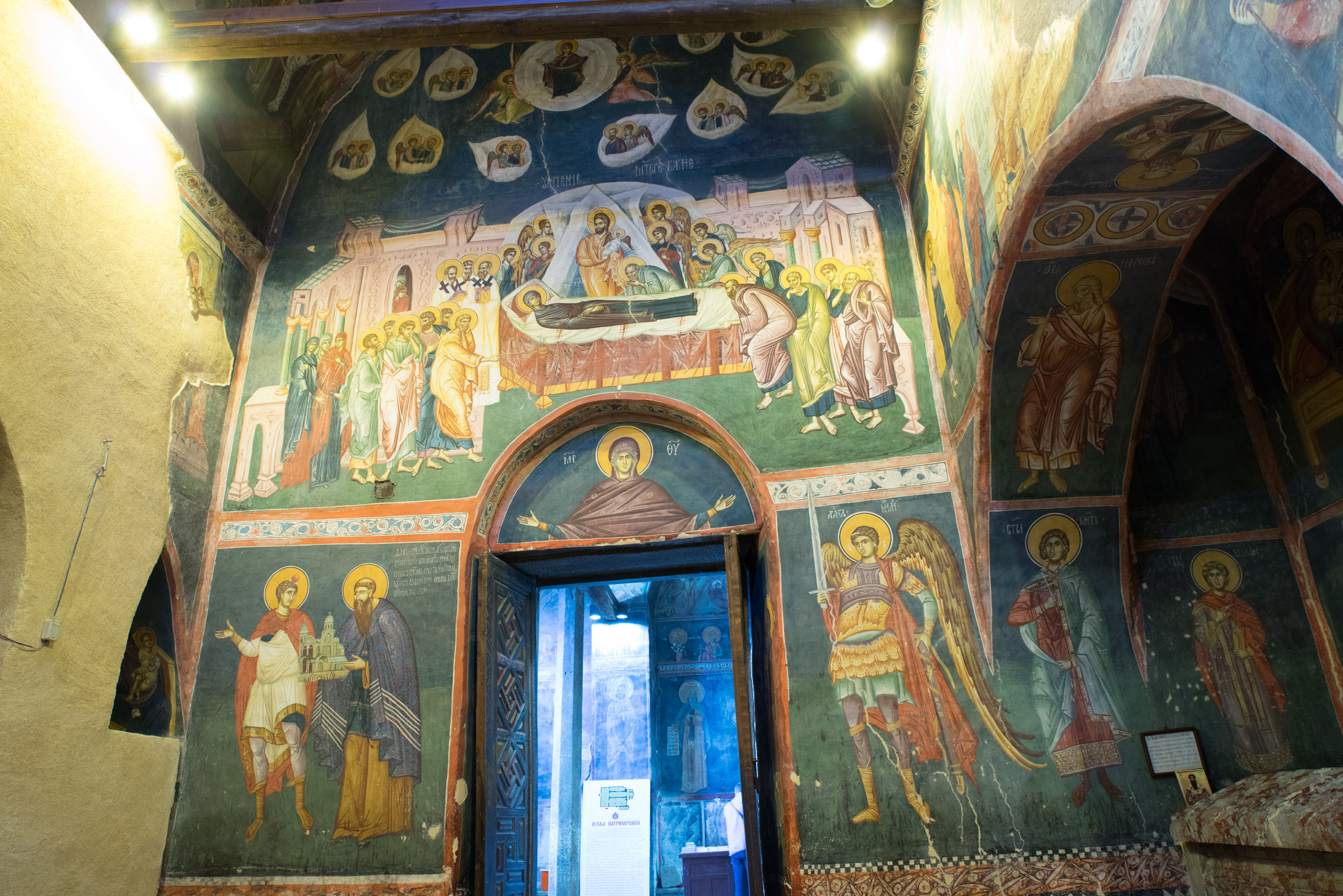 <p>View of the west bay, Church of the Mother of God Hodegetria, ca. 1330, Patriarchate of Peć (source: D. Manasić)</p>