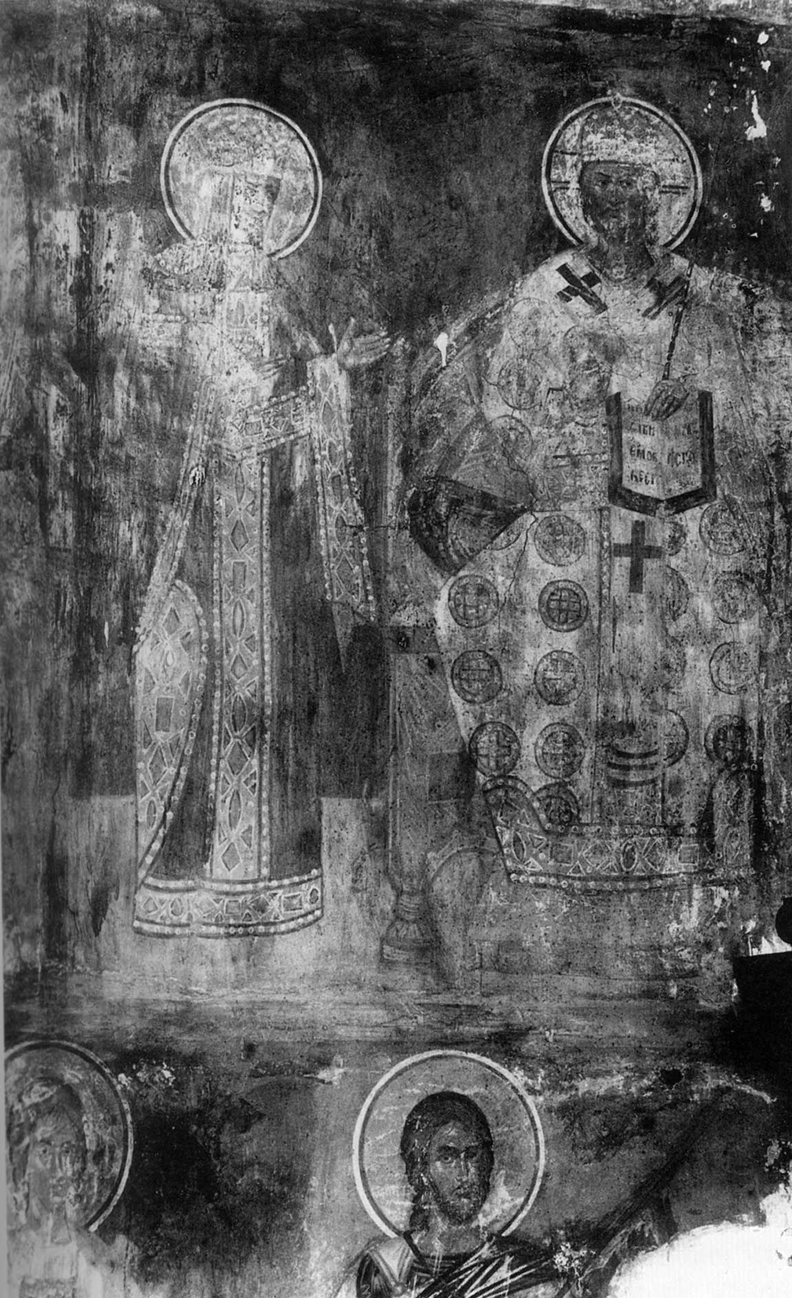<p>Imperial Deesis, naos, Kovaljevo Monastery, near Novgorod, ca. 1370&ndash;80&nbsp;</p>