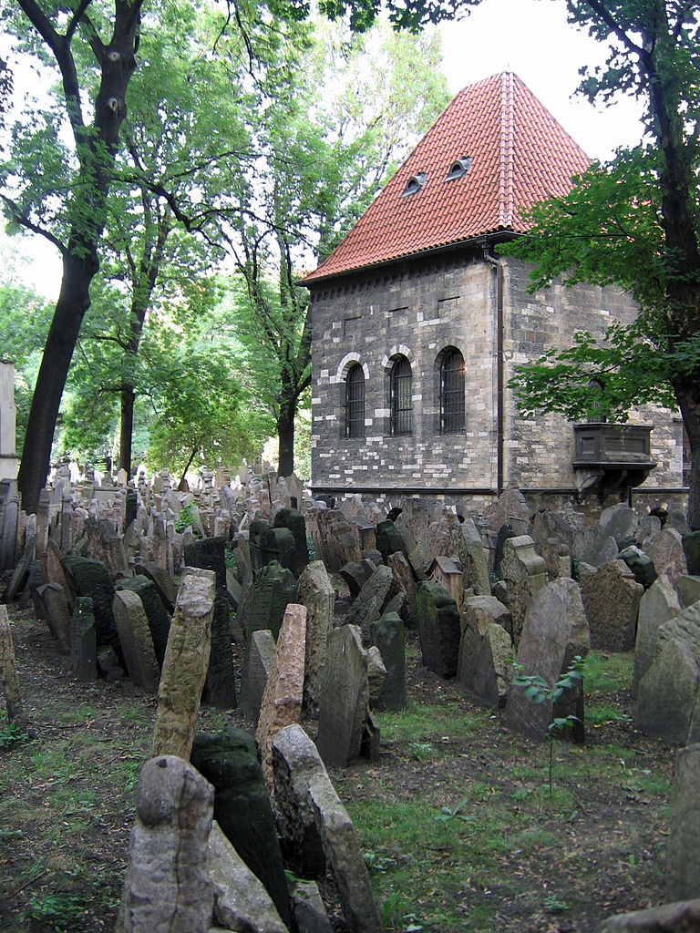 <p>The Old Jewish Cemetery in Prague (source: Wikimedia Commons)</p>