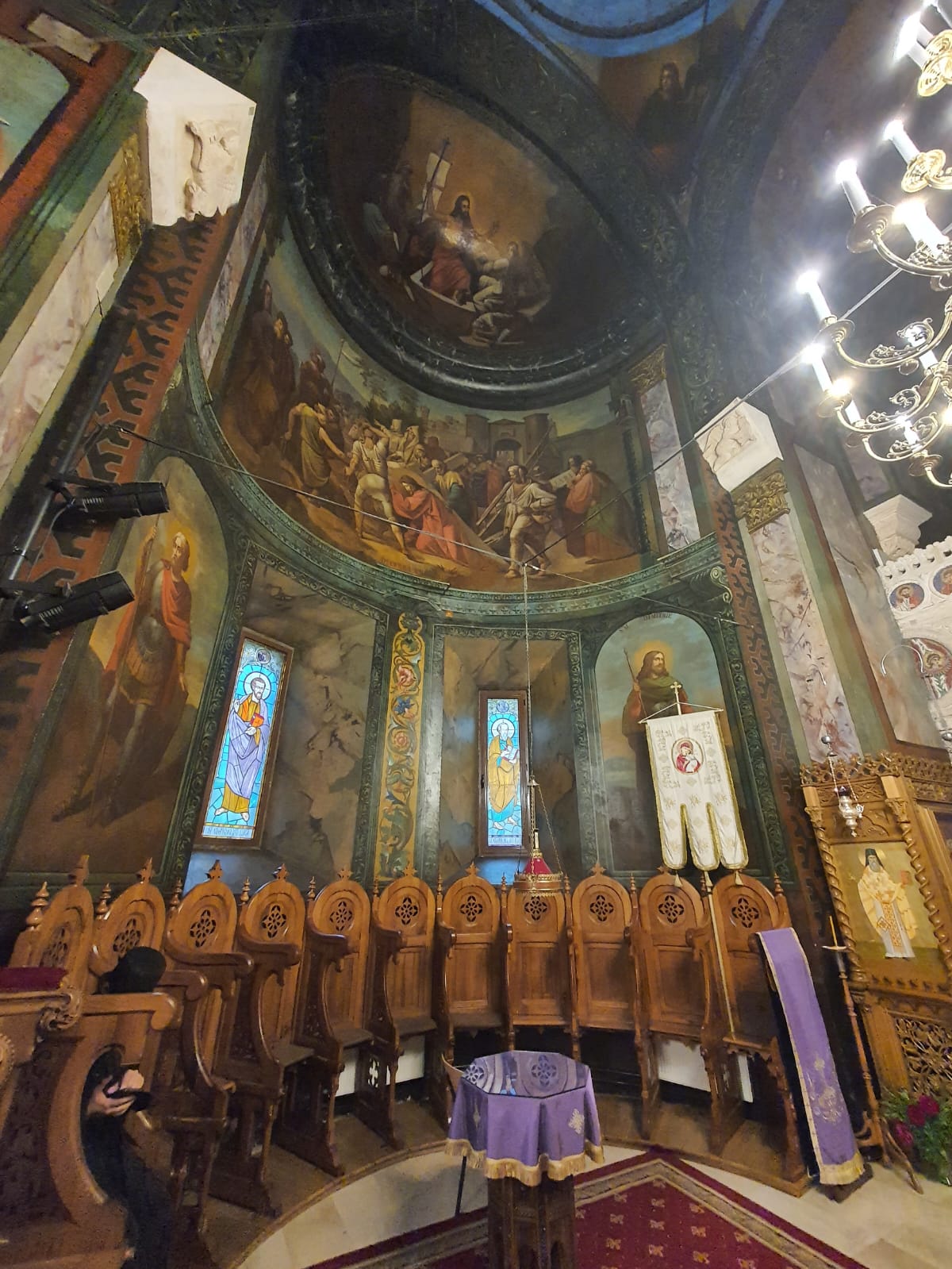 St Antim Monastery - The Church (The Naos - North Side). (source: Octavian-Adrian Negoiță)