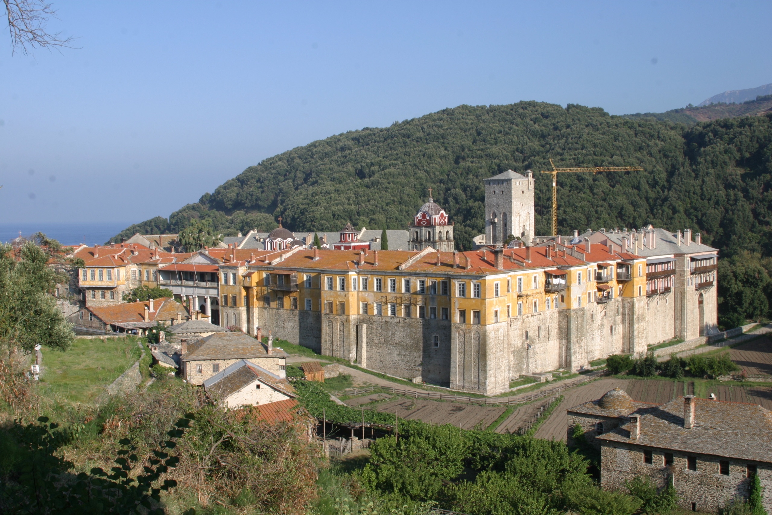 <p>Iviron Monastery, Mount Athos (source: Archive of Mount Athos Center)</p>