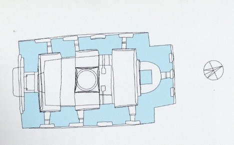 <p>Plan of Church of St. Nicholas, Koločep (source: Željko Peković, Četiri elafitske crkve/Quatro chiese delle isole Elafite [Split: Studia Mediterranea Archaeologica, 2008], 11)</p>